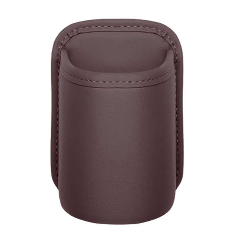 🚗50% OFF HOT SALE✨Universal PU Leather Car Door Cup Holder, Clip‑On Wide‑Mouth Car Storage Organizer for Drinks, Umbrella, Phone, Multi‑Purpose Car Interior Accessory
