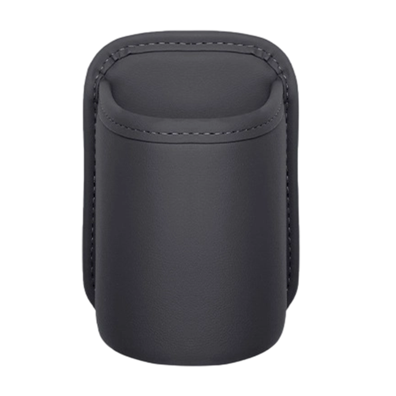 🚗50% OFF HOT SALE✨Universal PU Leather Car Door Cup Holder, Clip‑On Wide‑Mouth Car Storage Organizer for Drinks, Umbrella, Phone, Multi‑Purpose Car Interior Accessory