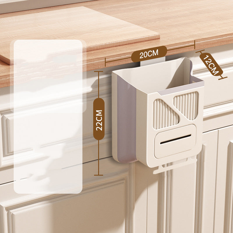 🥡Limited-time 50% OFF🥦Folding Hanging Kitchen Waste Trash Can🗑️