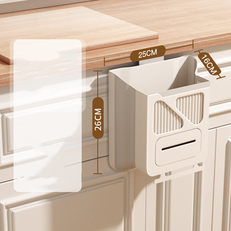 🥡Limited-time 50% OFF🥦Folding Hanging Kitchen Waste Trash Can🗑️