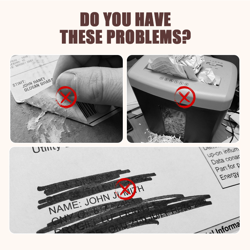 🛡️ BUY 1 GET 1 FREE! 🔏 Privacy Roller Stamp – Hides Personal Info Instantly, Refillable & Portable – No Shredding Needed – Keep Your Data Safe ✨