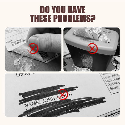 🛡️ BUY 1 GET 1 FREE! 🔏 Privacy Roller Stamp – Hides Personal Info Instantly, Refillable & Portable – No Shredding Needed – Keep Your Data Safe ✨