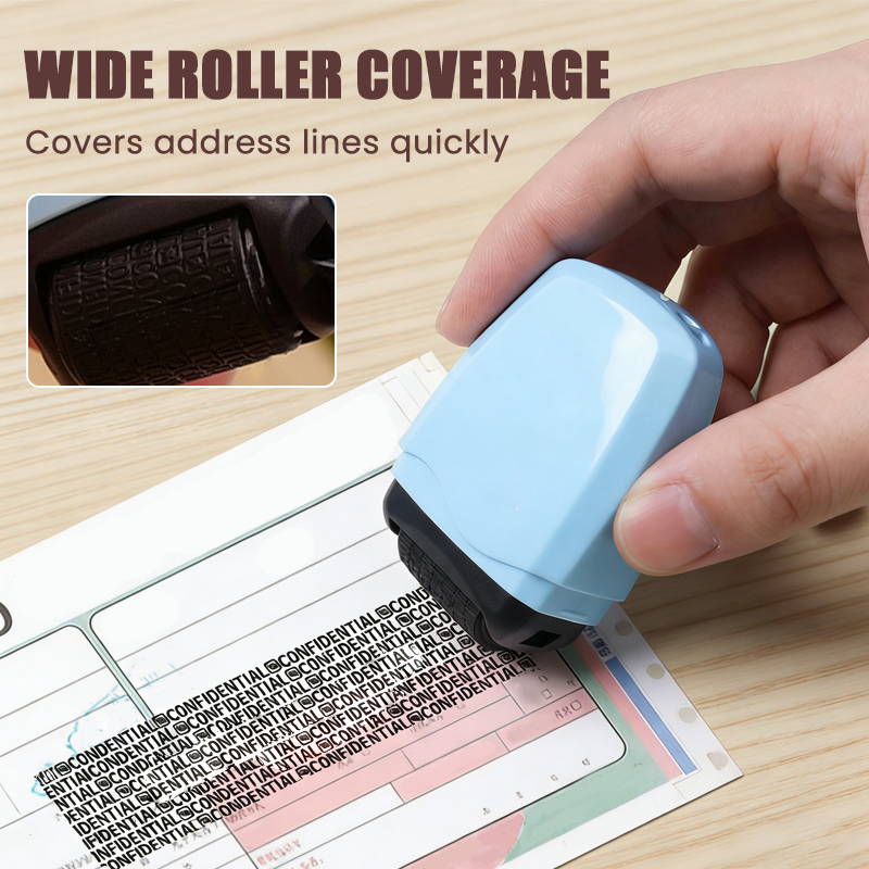 🛡️ BUY 1 GET 1 FREE! 🔏 Privacy Roller Stamp – Hides Personal Info Instantly, Refillable & Portable – No Shredding Needed – Keep Your Data Safe ✨
