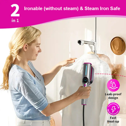 📢📢50% OFF !! ⏰Portable Steam Iron – Fast preheat, works on silk to cotton. Lightweight, 150ml tank. Wrinkle‑free anywhere. 🌍✅