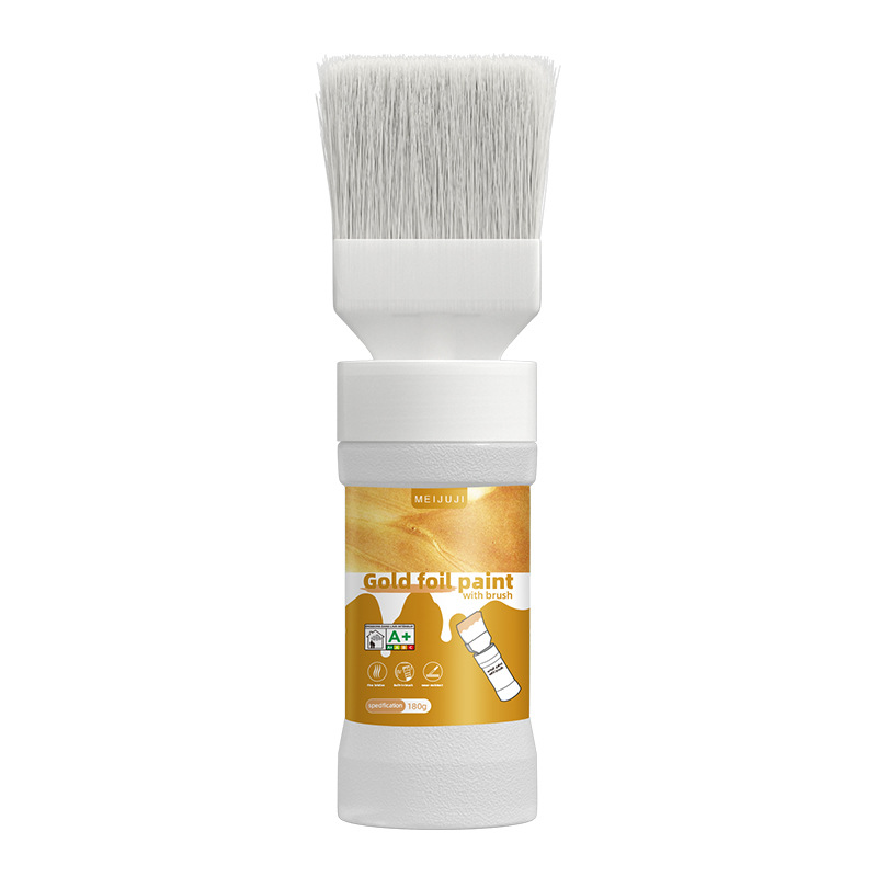 🖌️50% OFF NOW ! ✨Water-Based Metallic Silver Paint with Built-in Brush – Rust Repair Metal Coating for Home DIY
