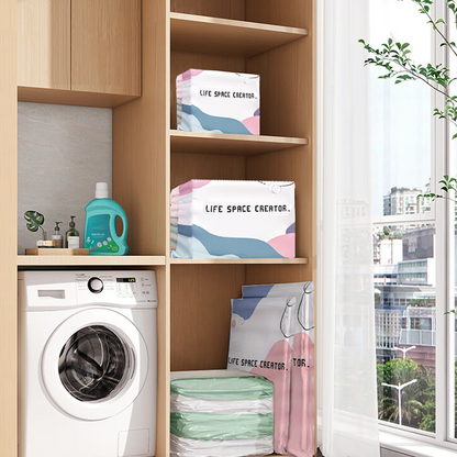 🔥💨 50% OFF! 🧳 No-Pump Vacuum Storage Bags – 3 Second Compression, 90% Space Saved, Air Valve Design – PA+PE Anti-Mould & Moisture Proof – for Clothes, Bedding, Travel – Extra Large Sizes