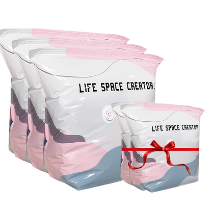 🔥💨 50% OFF! 🧳 No-Pump Vacuum Storage Bags – 3 Second Compression, 90% Space Saved, Air Valve Design – PA+PE Anti-Mould & Moisture Proof – for Clothes, Bedding, Travel – Extra Large Sizes