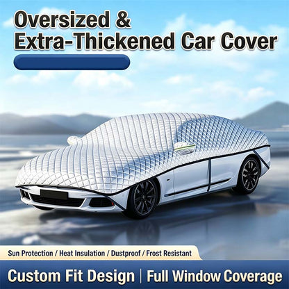 🏆 LIMITED-TIME 50% OFF! ❄️Car Windshield Snow Cover – All‑season, multi‑layer. Covers hood, glass & side windows. Strong straps, no slipping! 🚙💨