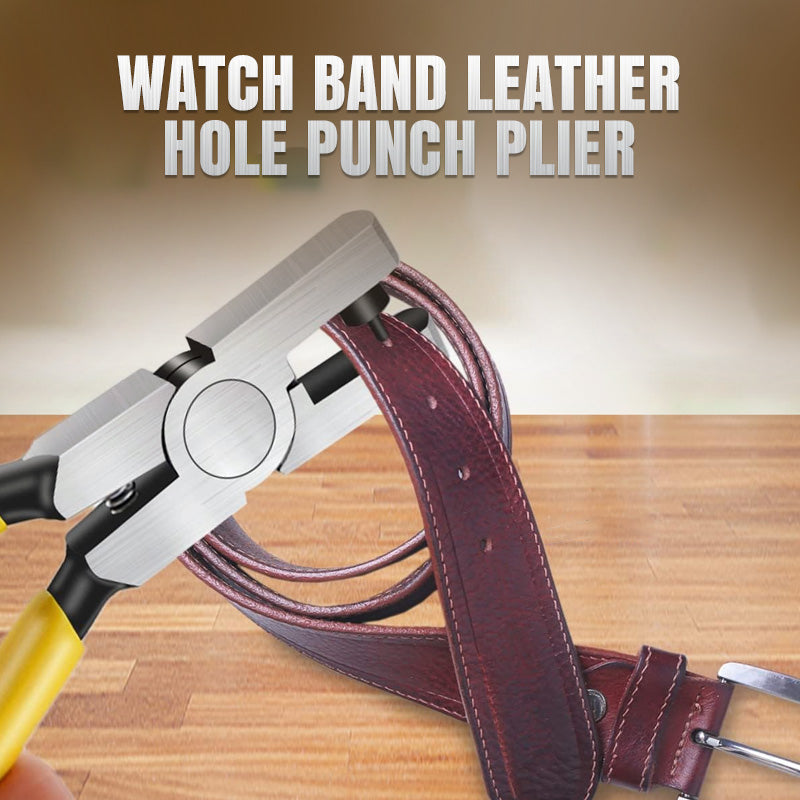 🥳2026 HOT SALE🥳💞50K+ SOLD!⏱️🔧 50% OFF! Portable Watch Strap Hole Punch Plier – Over 19,000 sold! Precision needle, ergonomic grip & rust‑proof. Adjust straps perfectly at home! 🛠️✨
