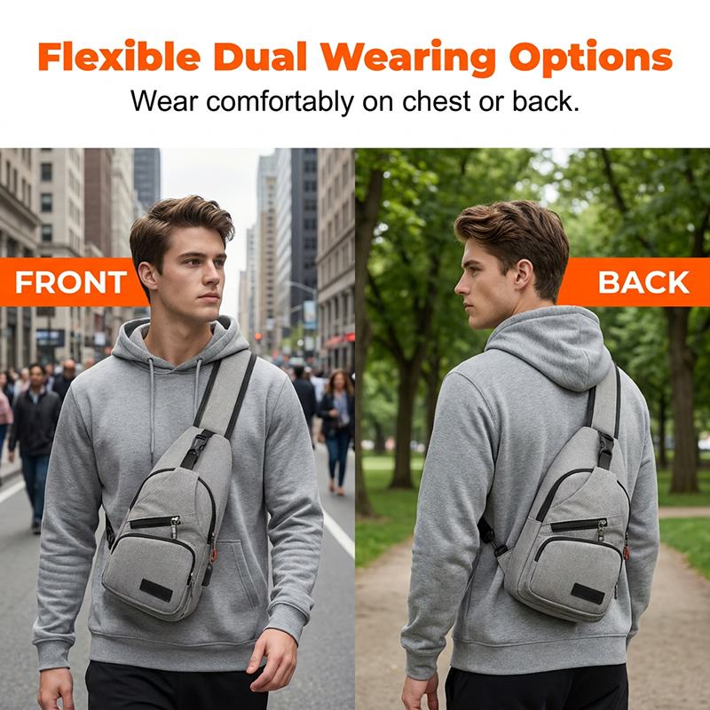 🎒 50% OFF NOW! ⛰️ Outdoor Sport Sling Pack – Multifunctional & USB port – Durable, lightweight – perfect for cycling, commuting or travel 🚴‍♂️✨