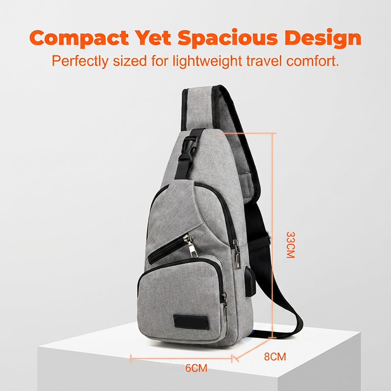 🎒 50% OFF NOW! ⛰️ Outdoor Sport Sling Pack – Multifunctional & USB port – Durable, lightweight – perfect for cycling, commuting or travel 🚴‍♂️✨