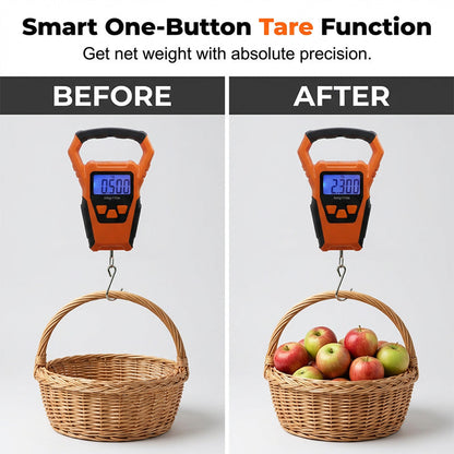 ⚖️ LIMITED-TIME 49% OFF! ✨ Portable Electronic Scale – 50kg, Backlit, for Luggage & Fishing 🎣