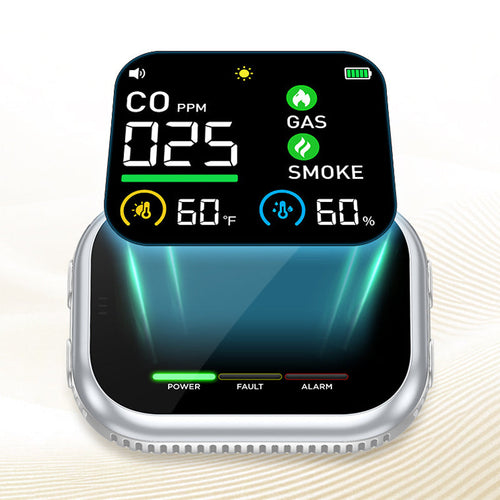 🔥50% OFF!🎉Portable Multi-Gas Alarm with LCD Display & Battery Backup