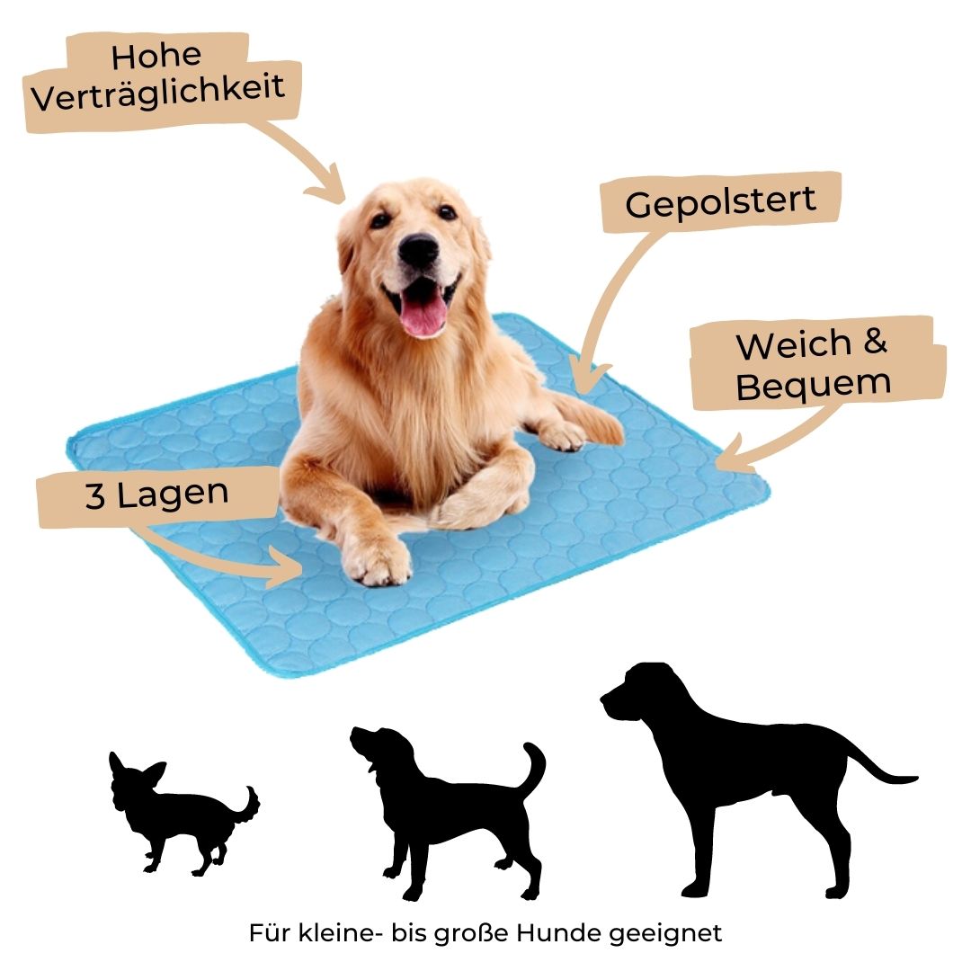 🏆 Last Day Special Price £7.99!🧊Premium Cooling Mat For Pet– UK Ready!