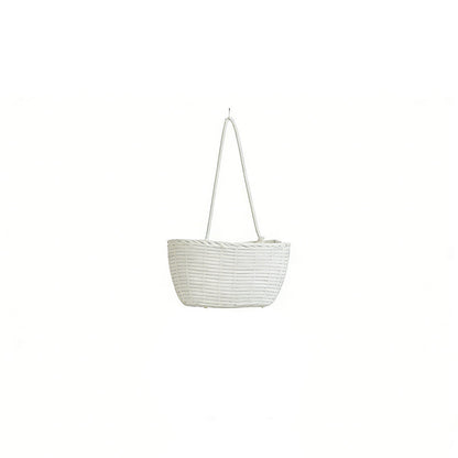 🧺 Wall-Hanging Storage Organizer – 3-Tier, Boho Style, Space-Saving 🏡