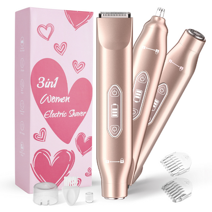 3-in-1 Electric Body Groomer Kit