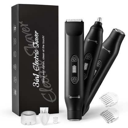 3-in-1 Electric Body Groomer Kit