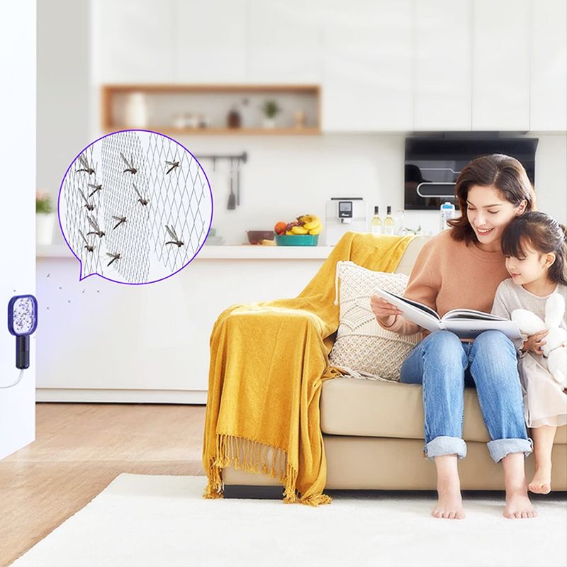 ⚡ LIMITED-TIME 50% OFF! ✨ Mini USB Electric Mosquito Killer Trap – High-Voltage Grid, UV Light, Safe for Kids & Pets 🦟