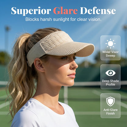 🔥SUMMER HOT SALE £7.99!!💥50K+ SOLD!🔥SunSafeTok Women’s High Ponytail Visor Hat 🧢 Breathable, Open-Top UV400 Protection ☀️🇬🇧  Perfect for Running, Hiking, Beach Days & Everyday “That Girl” Style 💁‍♀️✨