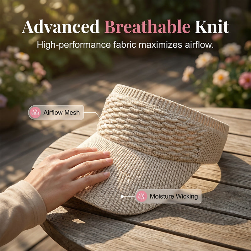 🔥SUMMER HOT SALE £7.99!!💥50K+ SOLD!🔥SunSafeTok Women’s High Ponytail Visor Hat 🧢 Breathable, Open-Top UV400 Protection ☀️🇬🇧  Perfect for Running, Hiking, Beach Days & Everyday “That Girl” Style 💁‍♀️✨