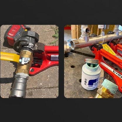 📢📢50% OFF !! ⏰Portable Pipe Clamp with Self-Locking Mechanism – heavy-duty, lightweight, easy to use – ideal for pros & DIYers. 🛠️✨