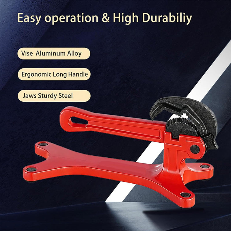📢📢50% OFF !! ⏰Portable Pipe Clamp with Self-Locking Mechanism – heavy-duty, lightweight, easy to use – ideal for pros & DIYers. 🛠️✨
