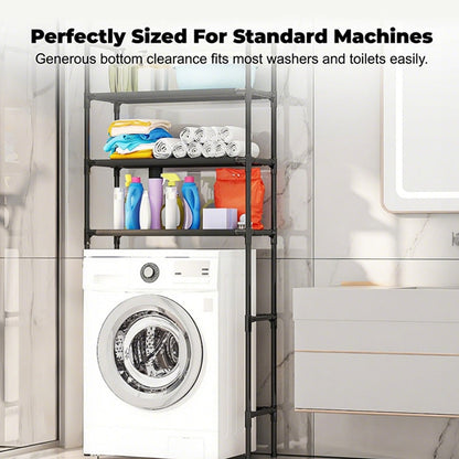 🔥New Hot Selling❤️‍🔥No-Drill Bathroom & Laundry Organizer Shelf