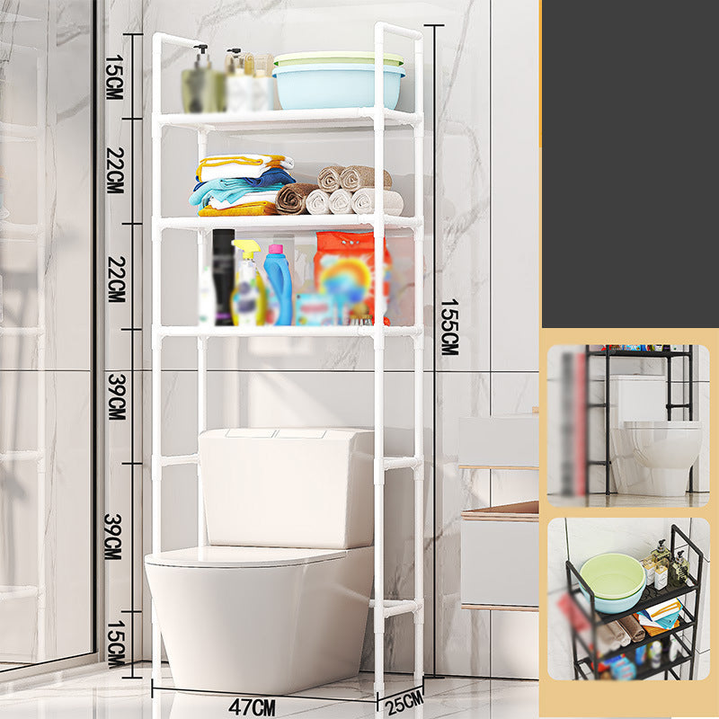 🔥New Hot Selling❤️‍🔥No-Drill Bathroom & Laundry Organizer Shelf