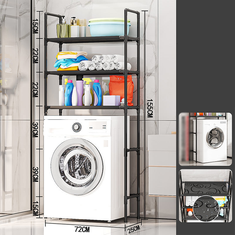 🔥New Hot Selling❤️‍🔥No-Drill Bathroom & Laundry Organizer Shelf