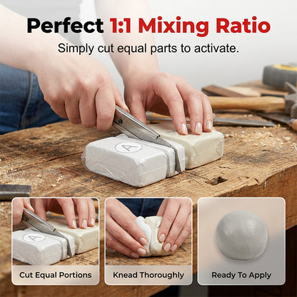 AB Epoxy Putty Stone Model Repair Clay