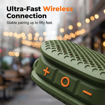 🔊 50% OFF! ✨ Portable Bluetooth Speaker – TWS Stereo, IPX5 Waterproof, Punchy Bass 🎵
