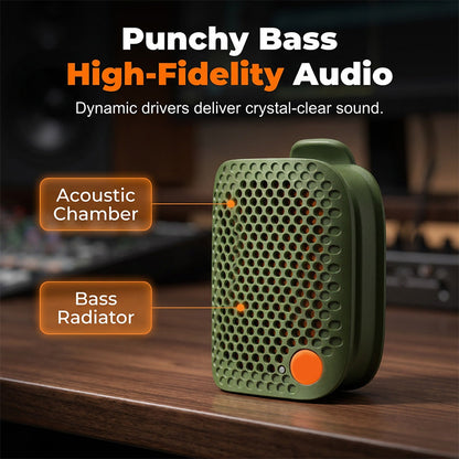 🔊 50% OFF! ✨ Portable Bluetooth Speaker – TWS Stereo, IPX5 Waterproof, Punchy Bass 🎵