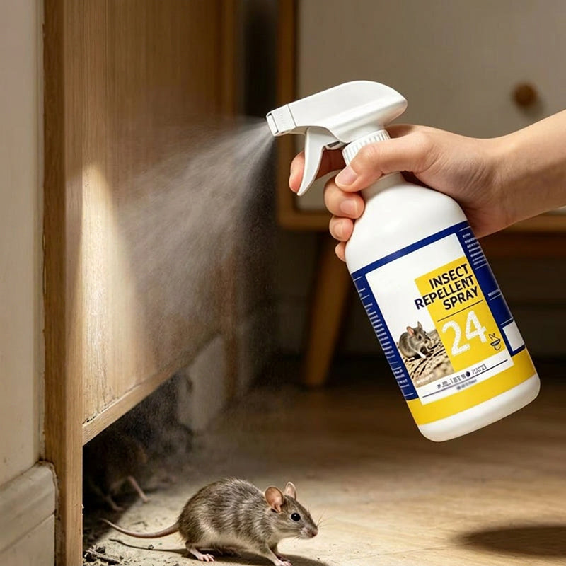🐀50% OFF NOW ! ✨500ml All-Purpose Rodent Repellent Spray – Non-Toxic Safe Indoor Mouse Deterrent