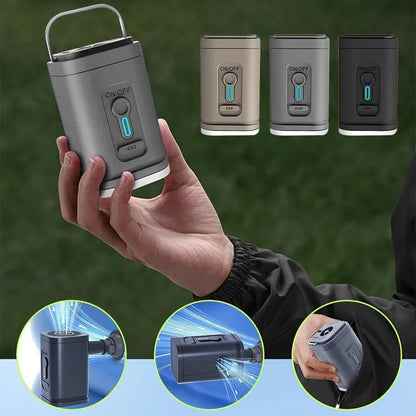 🔦 50% OFF NOW! 🏕️ Rechargeable Camping Air Pump – LED light & fast inflation – Compact & portable – perfect for airbeds, pools or tires 🔋✨