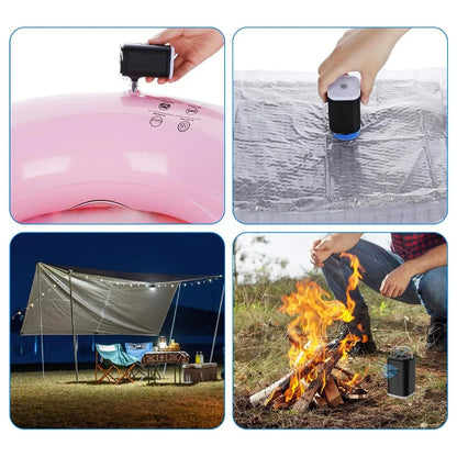 🔦 50% OFF NOW! 🏕️ Rechargeable Camping Air Pump – LED light & fast inflation – Compact & portable – perfect for airbeds, pools or tires 🔋✨