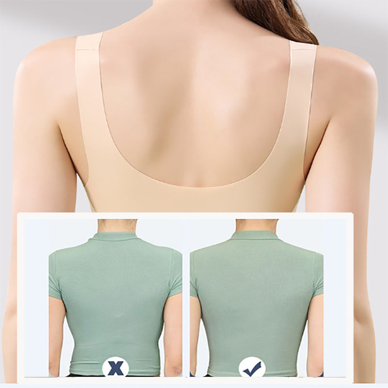 Seamless, comfortable, one-piece bra with a push-up effect