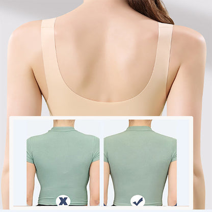 Seamless, comfortable, one-piece bra with a push-up effect
