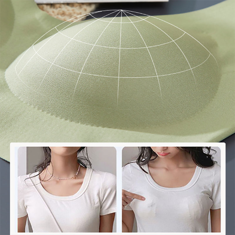 Seamless, comfortable, one-piece bra with a push-up effect