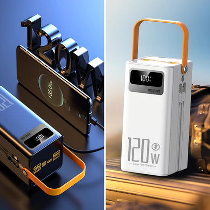 💥50% OFF!⛺🔋 60000mAh High Capacity Power Bank with LED Light