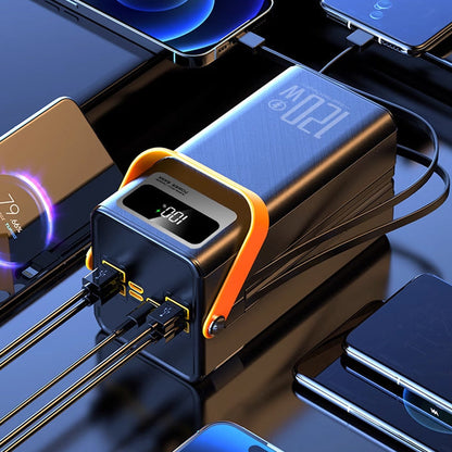 💥50% OFF!⛺🔋 60000mAh High Capacity Power Bank with LED Light