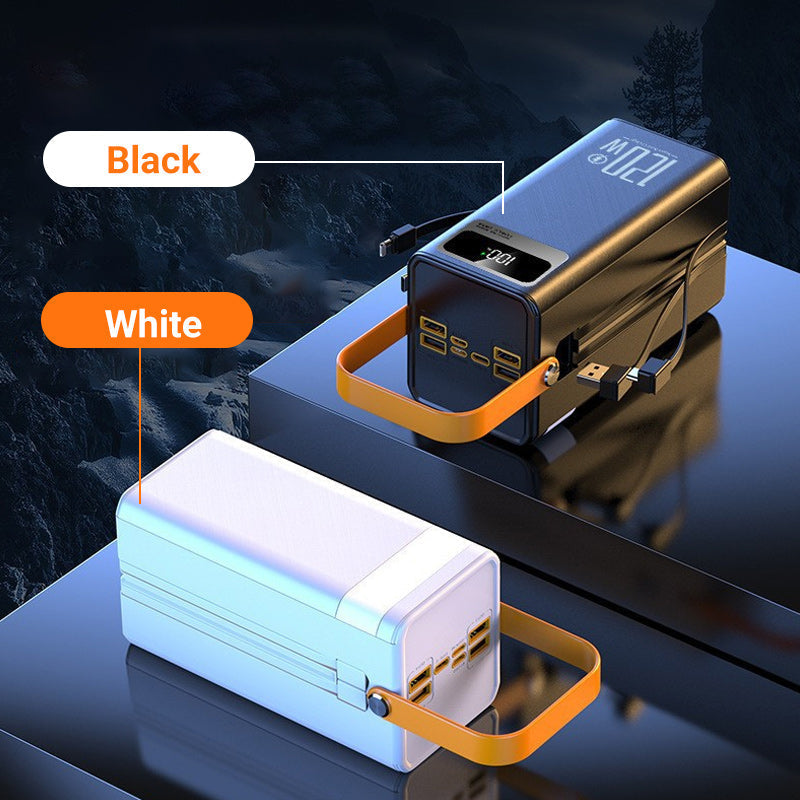💥50% OFF!⛺🔋 60000mAh High Capacity Power Bank with LED Light