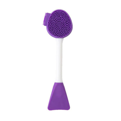 🧼 Last Day Special Price £8.99 ! 🔥Buy 1 Get 1 Free🎁2-in-1 Silicone Face Mask Brush & Cleanser✨