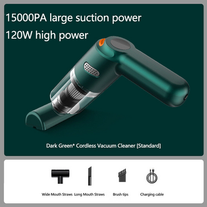 🚗50% OFF NOW ! 💨10000Pa Cordless Handheld Vacuum – Washable Filter & Multi-Nozzle Kit, Portable Powerful Suction Car & Home Cleaner