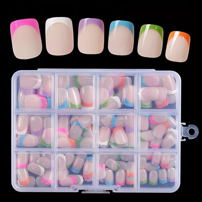 🏆Surprise Price: Only £7.99!!🔥💞50K+ SOLD!💅✨ 50% OFF!🎁 Color Pop Press-On Nails