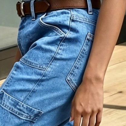 👡 Cropped Wide Leg Jeans with Stretch — Dress Up or Down for Any Occasion