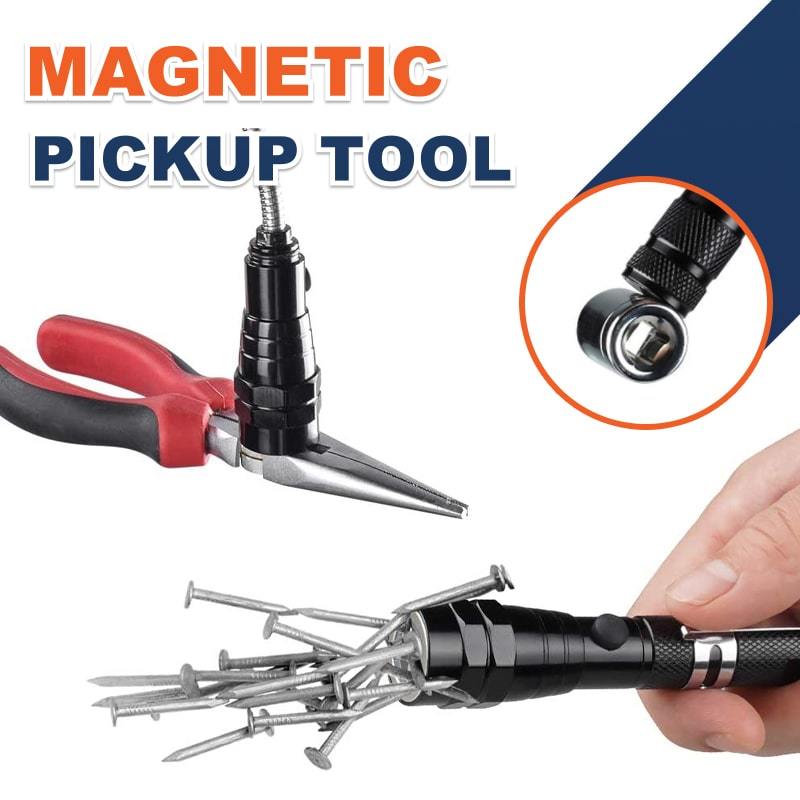 ⏳Time-Limited Special⏰Multifunctional Magnetic Telescopic Flashlight – Extendable, 360° Gooseneck, Super Bright 🛠️