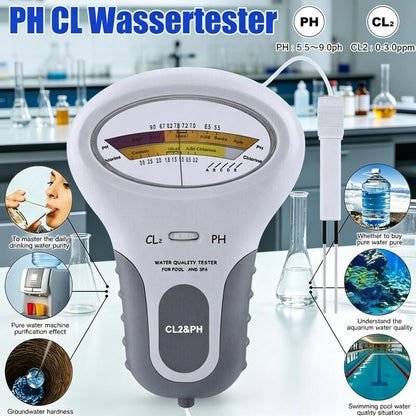 🔬💧 pH & Cl2 Chlorine Tester – 50% OFF! Precise Measurement of pH & Chlorine in Pool – Simple, Fast, Reliable. 🔥🏊