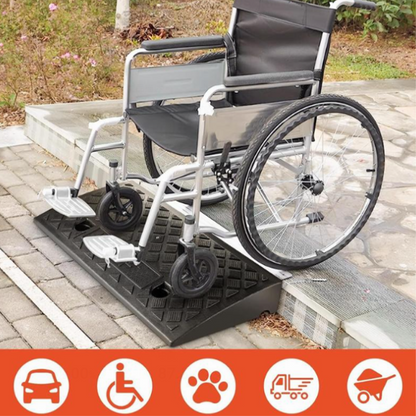 ⏳Limited-time 50% off⏰Portable Lightweight Curb Ramp for Driveways🚗🦽