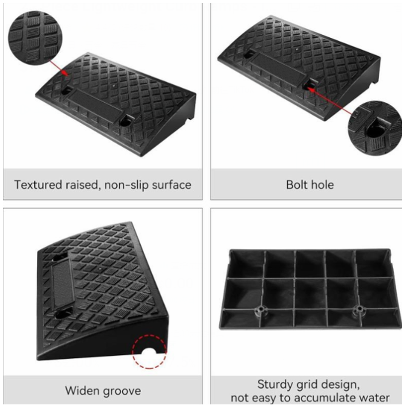 ⏳Limited-time 50% off⏰Portable Lightweight Curb Ramp for Driveways🚗🦽