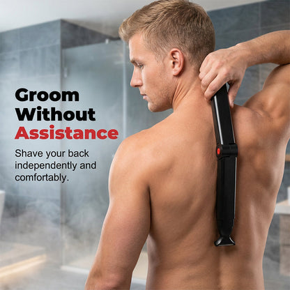 🥳2026 HOT SALE🥳 50% OFF! 💪Reach-Anywhere Body Trimmer – Extendable handle, precision heads. Trim back, chest & legs yourself – no help needed! 🧔✨